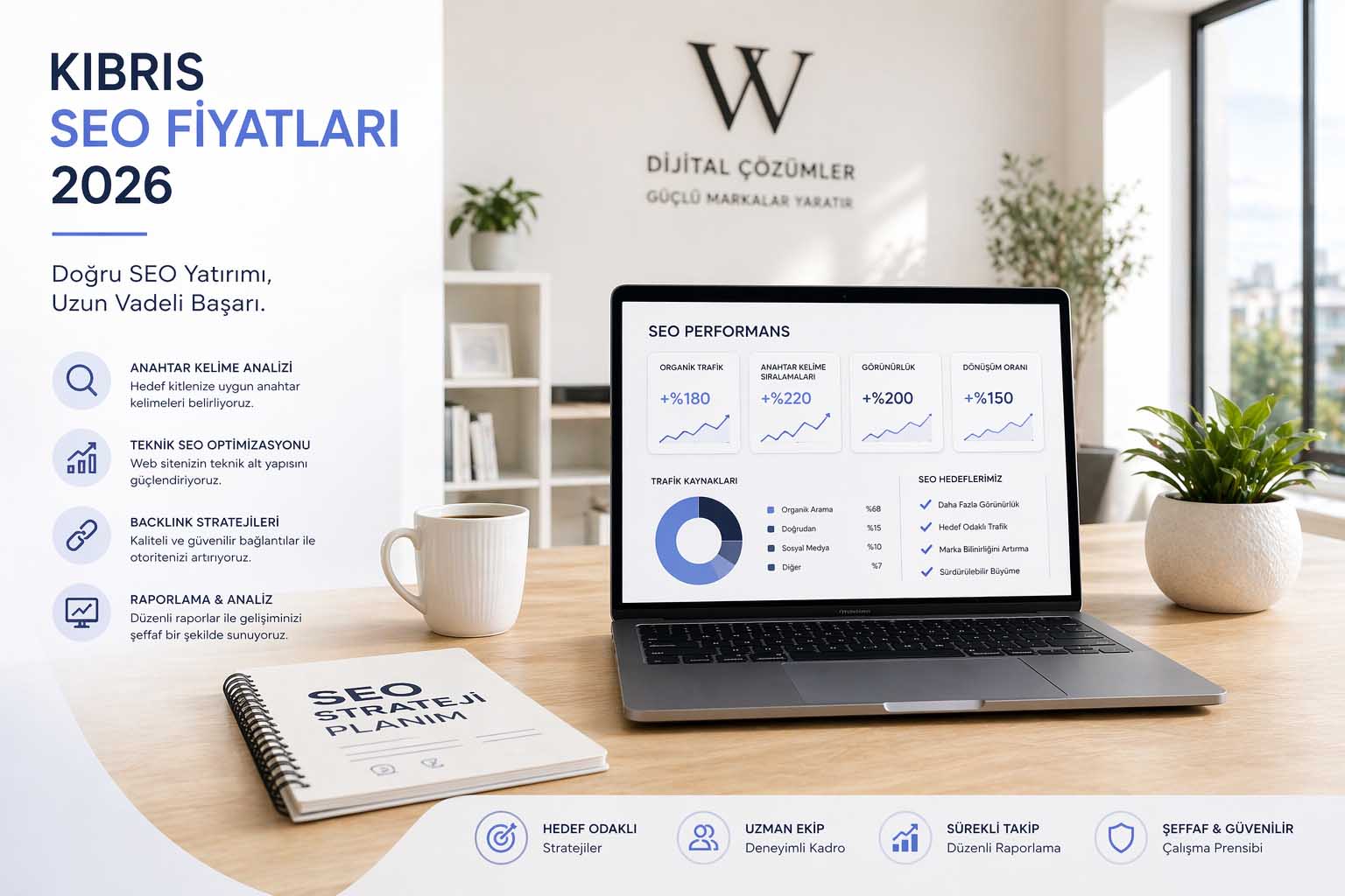 Kıbrıs SEO fiyatları, KKTC dijital pazarlama maliyetleri, SEO paketleri 2026, Lefkoşa SEO danışmanlığı.
