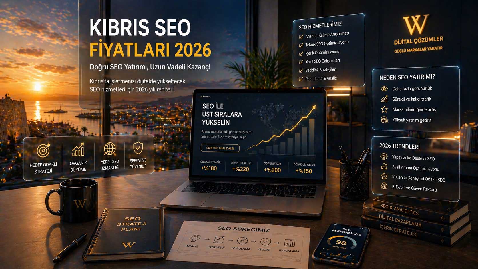 Kıbrıs SEO Fiyatları 2026 | KKTC SEO Paketleri & Maliyetleri