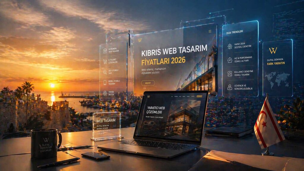 Kıbrıs web tasarım fiyatları, 2026 web sitesi fiyatları