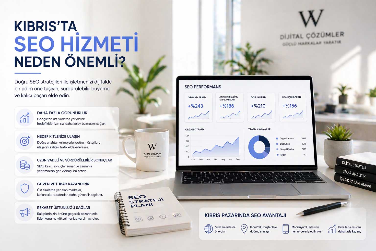 Kıbrıs SEO stratejileri ile satış ve dönüşüm artırma yöntemleri.