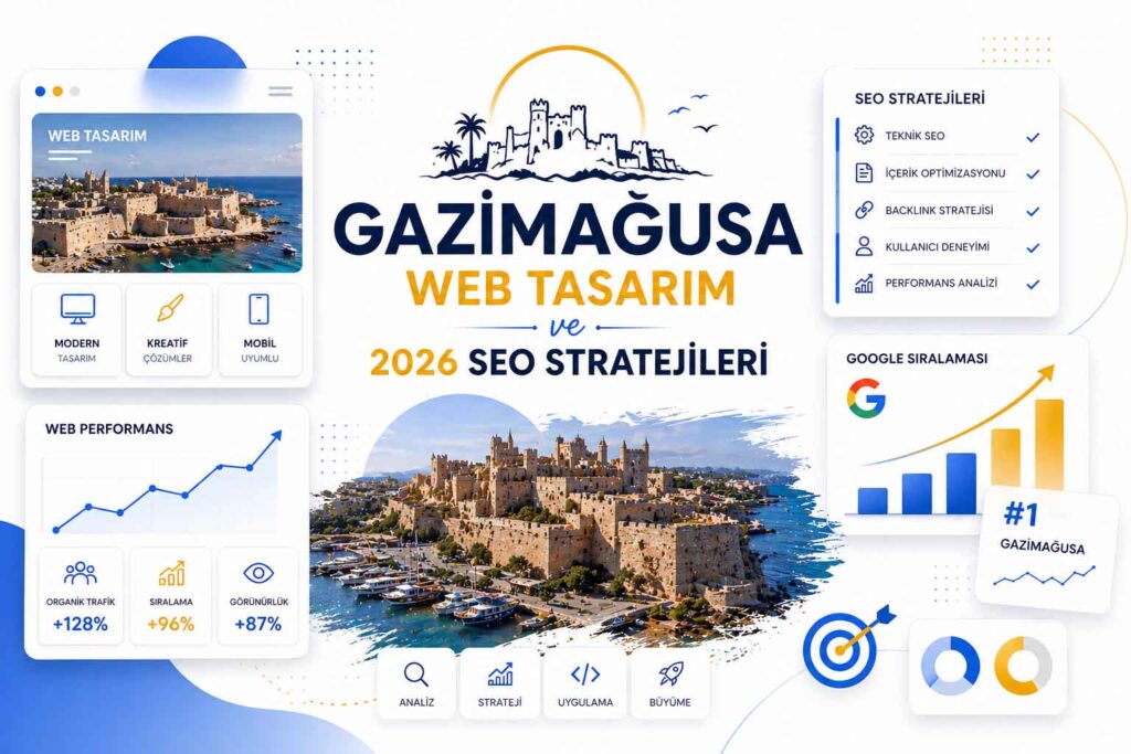 Gazimağusa Web Sitesi Tasarımında ve SEO Çalışmasında Profesyonel Yaklaşımlar