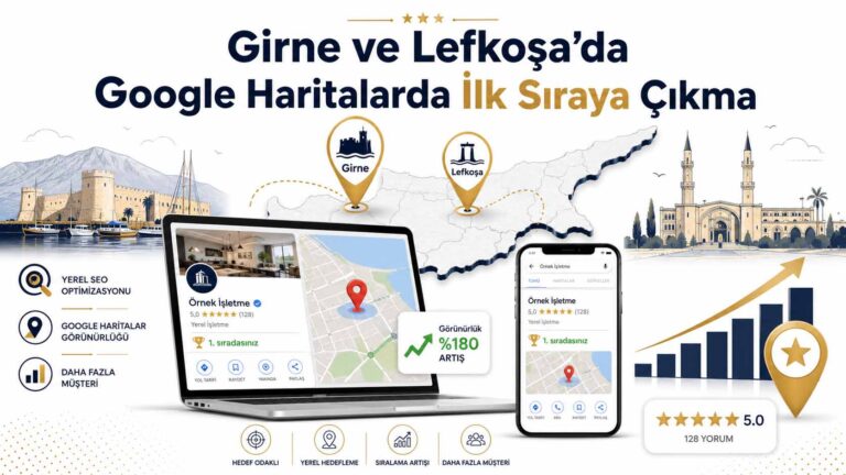 Girne ve Lefkoşa’da Google Haritalar’da ilk sıraya çıkma rehberi