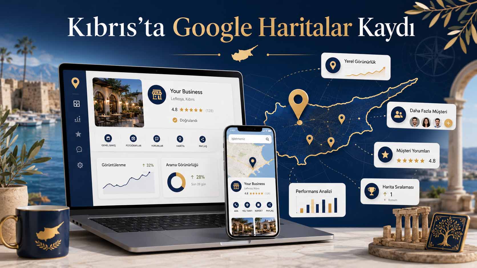 Kıbrıs’ta Google Haritalar kaydı nasıl yapılır - KKTC Rehberi
